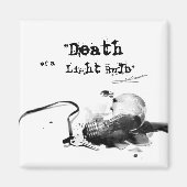 Tod einer Glühbirne Magnet (Vorne)