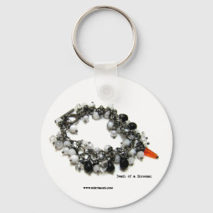 Tod einer Schneemannschlüsselkette Schlüsselanhänger