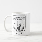 Tod eines Bachelor Groom Crew Gothic Bachelor Par Kaffeetasse (Links)