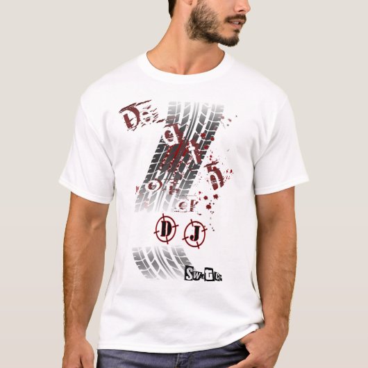Tod eines DJ-Shirts T-Shirt (Vorderseite)
