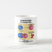 Tod eines Virus durch einen MörderT Cell Kaffeetasse (Mittel)