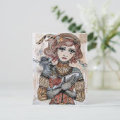 Tod eines Zeppelins Postkarte (Stehend Vorderseite)