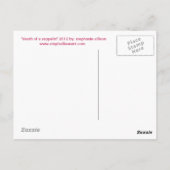 Tod eines Zeppelins Postkarte (Rückseite)