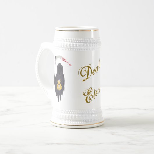 Tod ewig bierglas (Vorderseite Links)