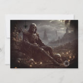 Tod folgt auf Einladung des Halloween-Party (Rückseite)