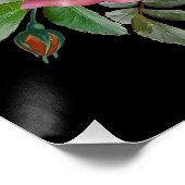 TOD GRÜNE FÄHIGKEIT MIT BLUME POSTER (Ecke)