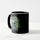TOD GRÜNE FÄHIGKEIT MIT BLUME TASSE (Vorderseite Links)