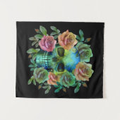 TOD GRÜNE FÄHIGKEIT MIT BLUME WANDTEPPICH (Vorderseite (Horizontal))