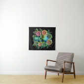 TOD GRÜNE FÄHIGKEIT MIT BLUME WANDTEPPICH (Beispiel (Horizontal))