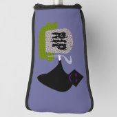 Tod im Friedhof Halloween Golf Putter Cover Headcover (Rotieren 90)