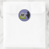 Tod im Friedhof Halloween Stickers (Tasche)