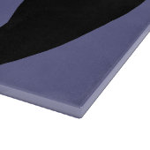 Tod im Friedhof HalloweenGlass Cutting Board Schneidebrett (Ecke)