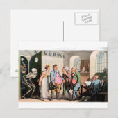 Tod im Gerichtspostkarte Postkarte (Vorne/Hinten)