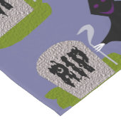 Tod im Halloween-Tischläufer des Friedhofs Kurzer Tischläufer (Ecke)