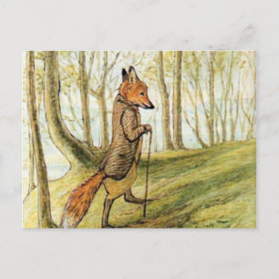 Tod im Wald - Beatrix Potter Postkarte