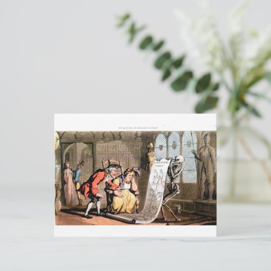 Tod in der Postkarte "Family Tree" (Stehend Vorderseite)