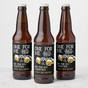 Tod in meinen 20ern bierflaschenetikett