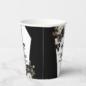 Tod in meinen zwanziger Jahren, florales 30. Gebur Pappbecher (Rechts)