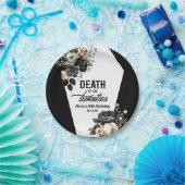 Tod in meinen zwanziger Jahren, florales 30. Gebur Pappteller (Party)