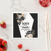 Tod in meinen zwanziger Jahren, florales 30. Gebur Serviette (Beispiel)