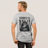 Tod ist Frieden Tri-Blend Shirt (Rückseite voll)
