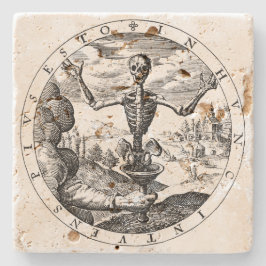 Tod kommt zu SalemsteinUntersetzer Steinuntersetzer