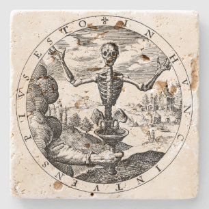 Tod kommt zu SalemsteinUntersetzer Steinuntersetzer