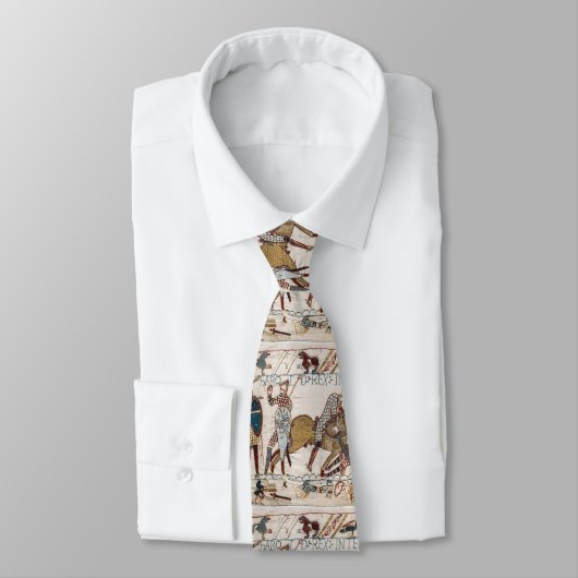 Tod König Harold (Bayeux Tapestry) Neck Tie Krawatte (Gebunden)