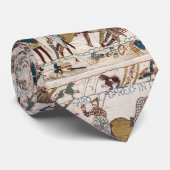 Tod König Harold (Bayeux Tapestry) Neck Tie Krawatte (Gerollt)