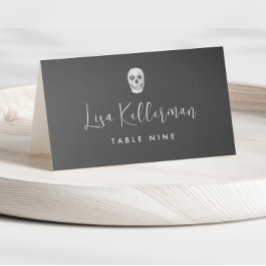 Tod macht uns Teil Hochzeit Platzkarte