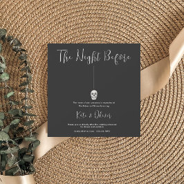 Tod macht uns Teil Hochzeit Probe Abendessen Einladung