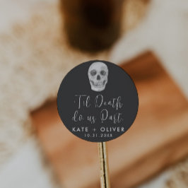 Tod macht uns Teil Runder Aufkleber