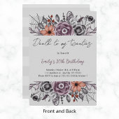 Tod meiner 20er Halloween-Party jedes Jahr Geburts Einladung