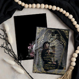 Tod meiner gotischen Geburtstagsparty der dreißige Folieneinladung