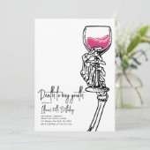 Tod meiner Jugend Einladung zum Geburtstag (Stehend Vorderseite)