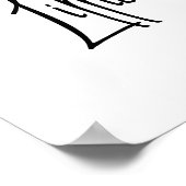 Tod meiner Jugend Einladung zum Geburtstag Poster (Ecke)