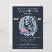 Tod meiner Jugend Grim Sensenmann Erwachsenen Gebu Einladung (Vorderseite)