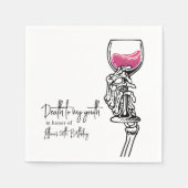 Tod meiner Jugend Serviette (Vorderseite)