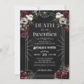 Tod meiner zwanzigsten 30. Geburtstagseinladung Einladung (Vorderseite)