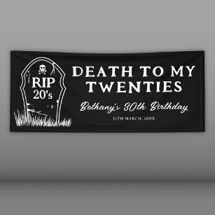 Tod meines 30. Geburtstags-Party Banner