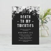 Tod meines 30. Geburtstags-Party Einladung (Stehend Vorderseite)