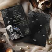 Tod meines gotischen Halloween-Geburtstags Einladung