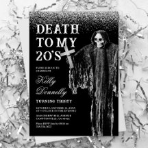 Tod meines zwanzigsten 30. Geburtstags-Party