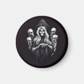 Tod mit Schädeln Magnet (Vorne)