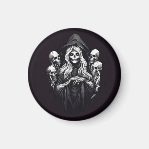 Tod mit Schädeln Magnet