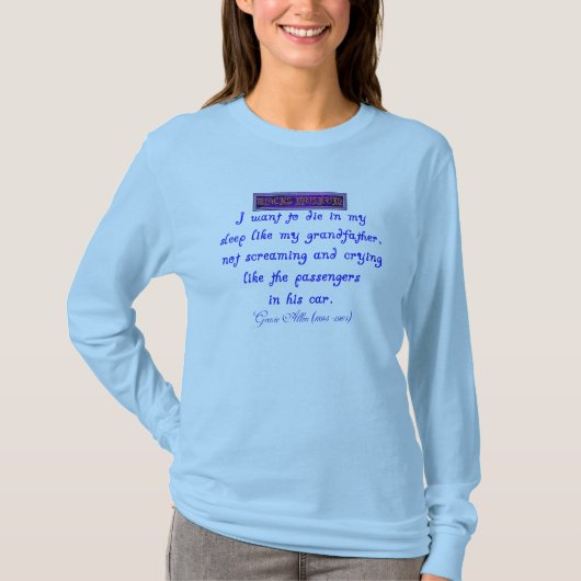 TOD MIT WÜRDE T-Shirt (Vorderseite)