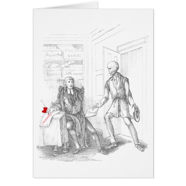 Tod nimmt einen Rechtsanwalt (Vorne)