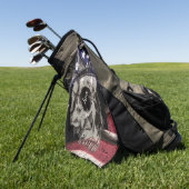 Tod oder Freiheit Golfhandtuch (Gras)