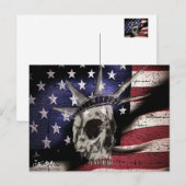 Tod oder Freiheit Postkarte (Vorne/Hinten)