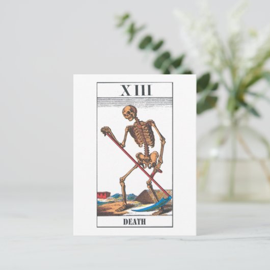 Tod Postkarte (Stehend Vorderseite)